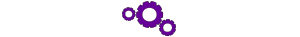 Illustration of 3 purple cogs